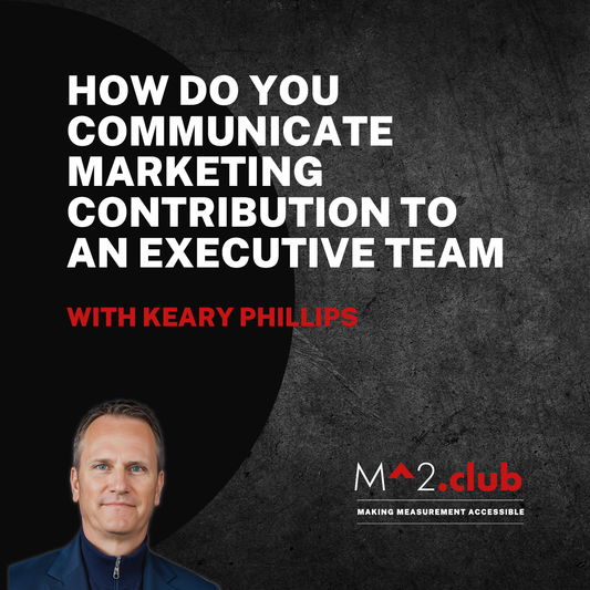 How do you communicate marketing contribution to executive team